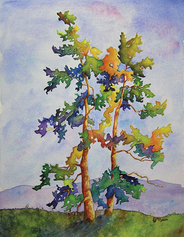 Hill Pines card